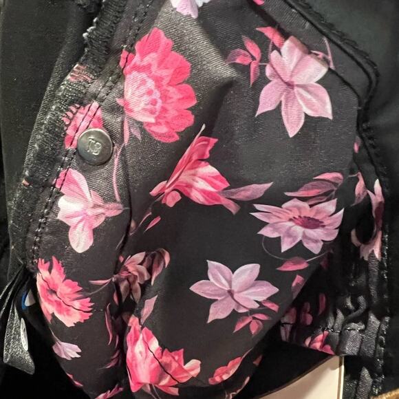 Ted Baker Jeans Pants Womens 34 Black Wet Look Skinny Dark Academia Goth NEW - Picture 7 of 12